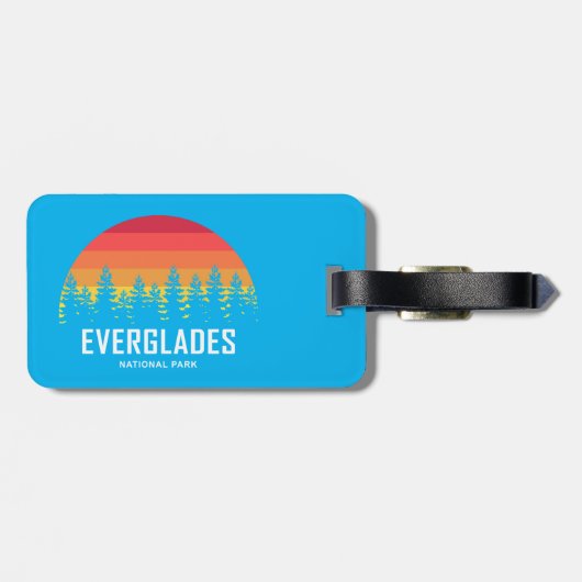 Nationaal park Everglades Bagagelabel (Achterkant horizontaal)