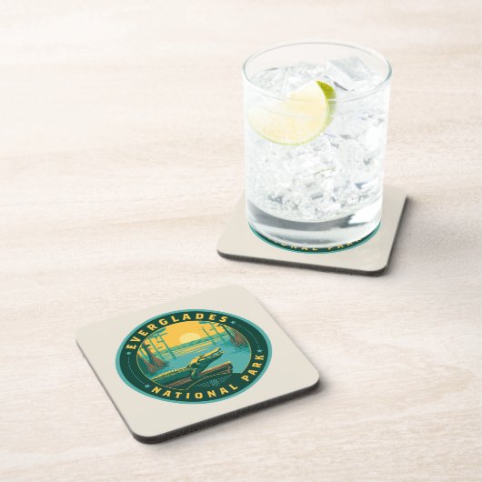 Nationaal park Everglades Bier Onderzetter (Rechterzijde)