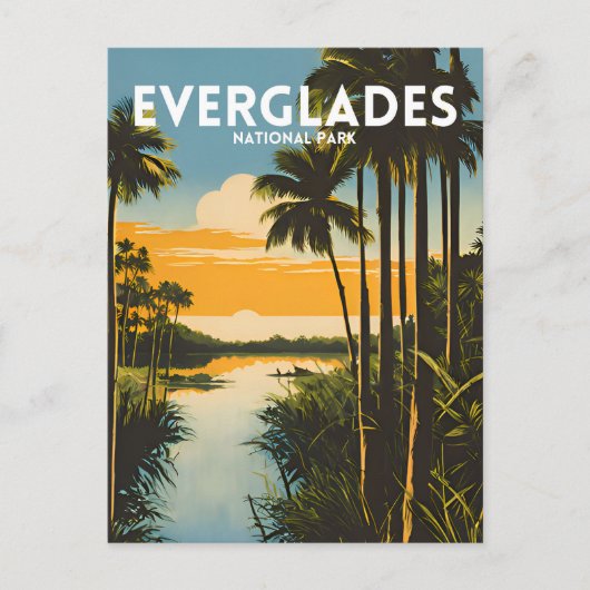 Nationaal park Everglades Briefkaart (Voorkant)