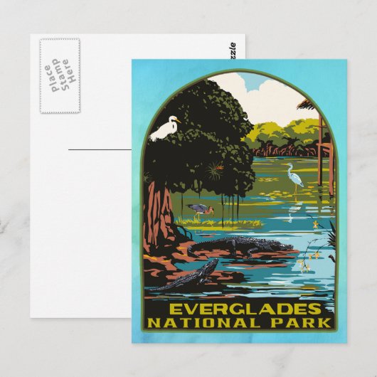 Nationaal park Everglades Briefkaart (Voorkant / Achterkant)