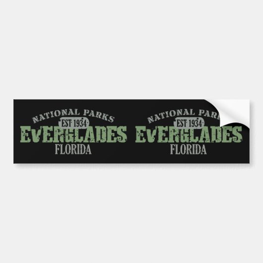 Nationaal park Everglades Bumpersticker (Voorkant)