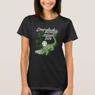 Nationaal park Everglades Crocodile Alligat T-shirt