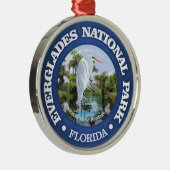 Nationaal park Everglades (egret) Metalen Ornament (Rechts)