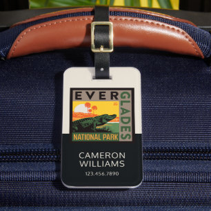 Nationaal park Everglades   Florida Bagagelabel