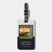 Nationaal park Everglades | Florida Bagagelabel (Voorkant verticaal)