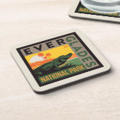 Nationaal park Everglades | Florida Bier Onderzetter (Linkerzijde)