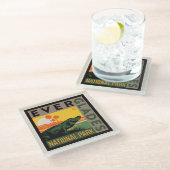 Nationaal park Everglades | Florida Glazen Onderzetter (Schuin)