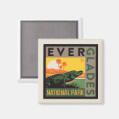 Nationaal park Everglades | Florida Magneet (Voorkant / Achterkant)