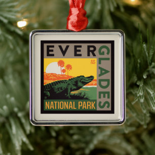 Nationaal park Everglades   Florida Metalen Ornament