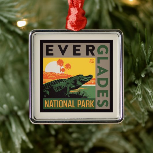 Nationaal park Everglades | Florida Metalen Ornament (Boom)