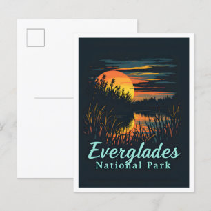 Nationaal park Everglades Florida Reizen Briefkaart