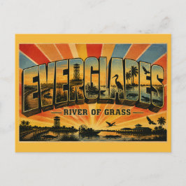 Nationaal park Everglades Florida River of Grass Briefkaart