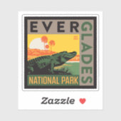 Nationaal park Everglades | Florida Sticker (Vel)