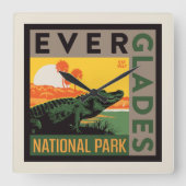 Nationaal park Everglades | Florida Vierkante Klok (Voorkant)