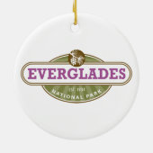 Nationaal park Everglades Keramisch Ornament (Achterkant)