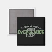 Nationaal park Everglades Magneet (Voorkant / Achterkant)