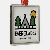 Nationaal park Everglades Metalen Ornament (Rechts)