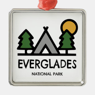 Nationaal park Everglades Metalen Ornament