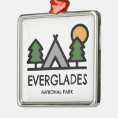 Nationaal park Everglades Metalen Ornament (Links)