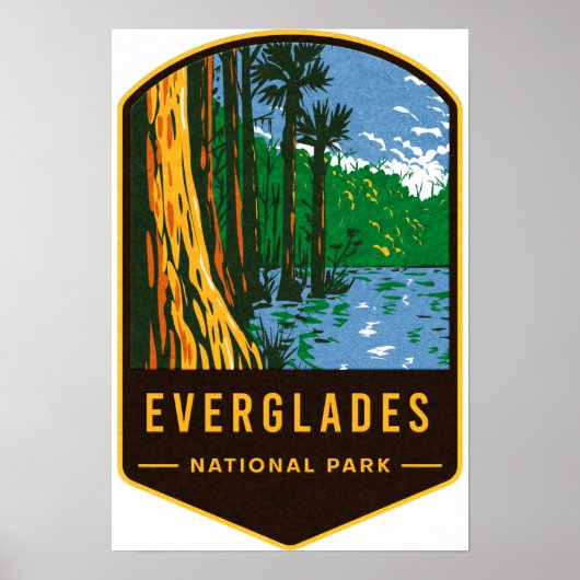 Nationaal park Everglades Poster (Voorkant)