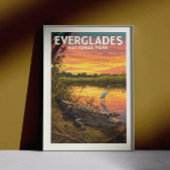Nationaal Park  Everglades Poster