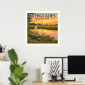 Nationaal Park  Everglades Poster (Thuiskantoor)