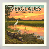 Nationaal Park  Everglades Poster (Voorkant)