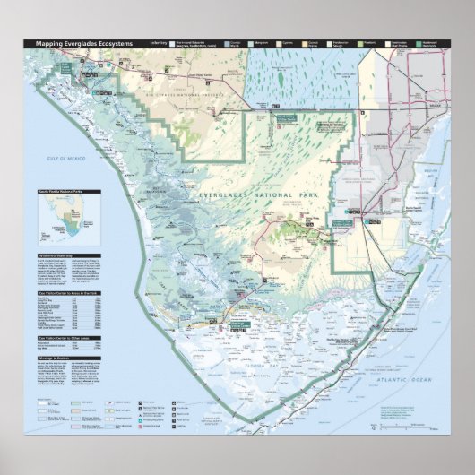Nationaal park Everglades Poster (Voorkant)