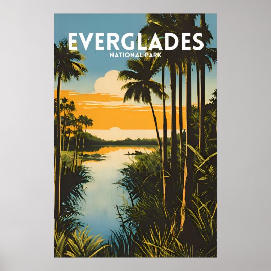 Nationaal park Everglades Poster (Voorkant)