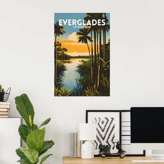 Nationaal park Everglades Poster (Thuiskantoor)