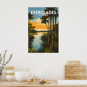 Nationaal park Everglades Poster