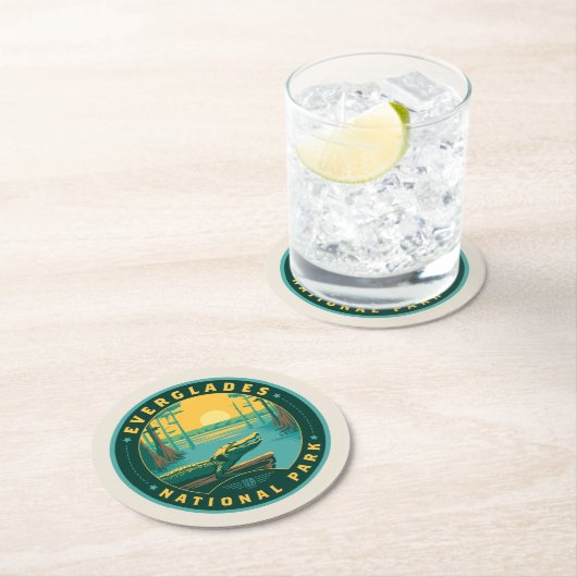 Nationaal park Everglades Ronde Kartonnen Onderzetter (Insitu)