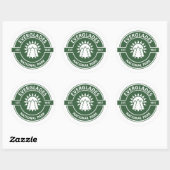 Nationaal park Everglades Ronde Sticker (Vel)