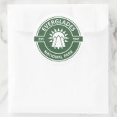Nationaal park Everglades Ronde Sticker (Tas)