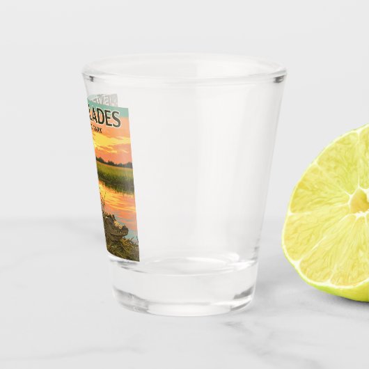 Nationaal Park  Everglades Shot Glas (Rechts)