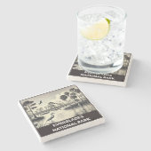 Nationaal park Everglades Stenen Onderzetter (Zijkant)