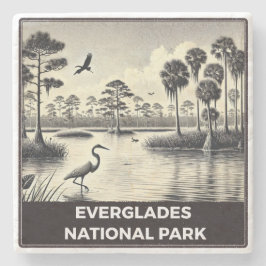 Nationaal park Everglades Stenen Onderzetter