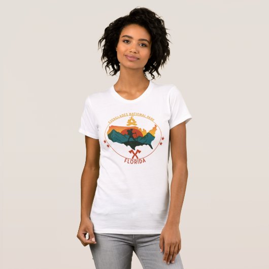 Nationaal Park  Everglades T-shirt (Voorkant volledig)