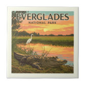 Nationaal Park Everglades Tegeltje (Voorkant)