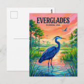 Nationaal park Everglades VS Briefkaart (Voorkant / Achterkant)