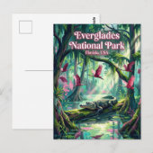 Nationaal park Everglades VS Briefkaart (Voorkant / Achterkant)