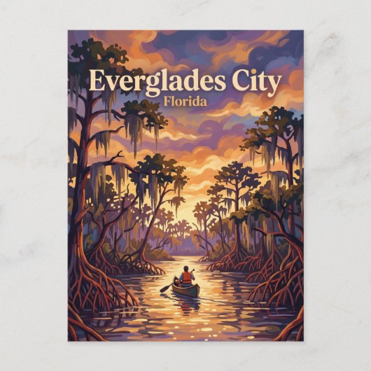 Nationaal park Everglades VS Briefkaart (Voorkant)