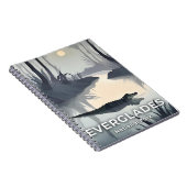 Nationaal park Everglades | Waterverf-alligator Notitieboek (Rechterzijde)