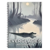 Nationaal park Everglades | Waterverf-alligator Notitieboek (Voorkant)
