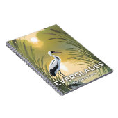Nationaal park Everglades | Waterverf ooievaar Notitieboek (Rechterzijde)