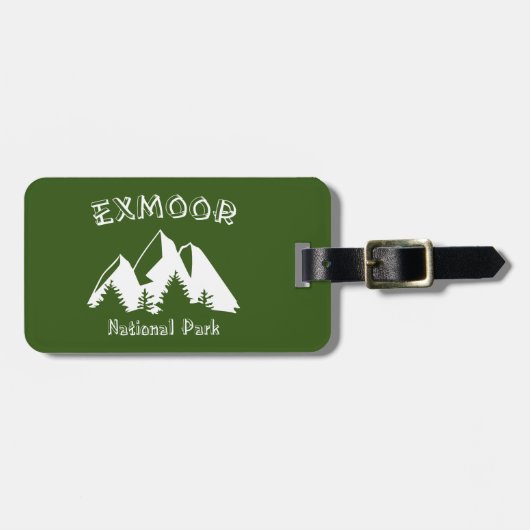 Nationaal park Exmoer Bagagelabel (Voorkant horizontaal)