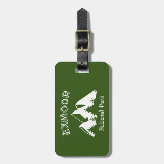Nationaal park Exmoer Bagagelabel (Voorkant verticaal)
