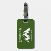 Nationaal park Exmoer Bagagelabel (Achterkant verticaal)