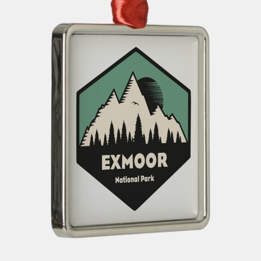 Nationaal park Exmoer Metalen Ornament (Rechts)