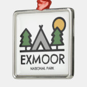 Nationaal park Exmoer Metalen Ornament (Links)